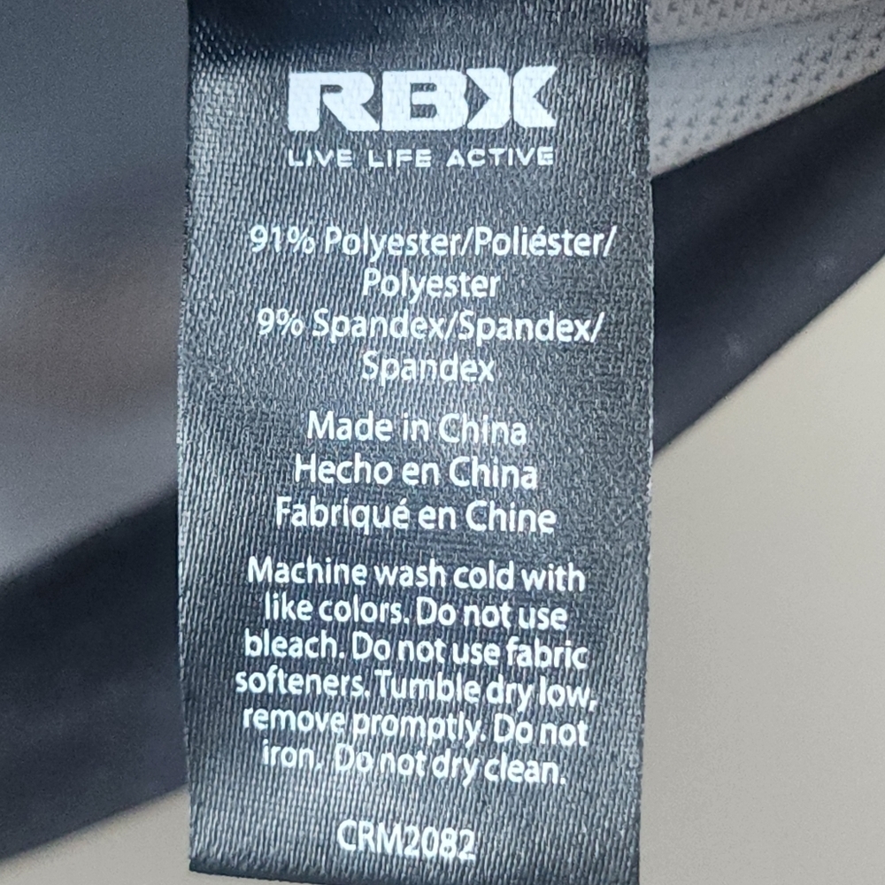 RBX Stay On Course Closed Mesh Gray Polo Men's Medium - Picture 6 of 10
